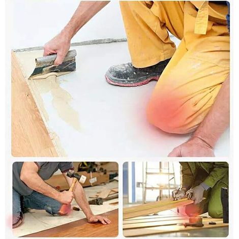 Set di 2 ginocchiere flessibili con ruote per giardino e cantiere. (1/3)