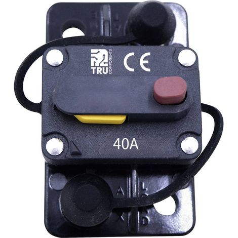 TRU COMPONENTS TC-14973868 Disjoncteur 40 A Black 1 pc(s)
