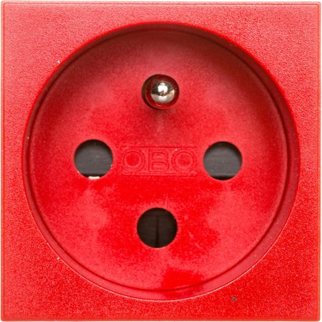 M45 Einzelsteckdose mit/ohne 16A rot STD-F0K SRO1 6120312