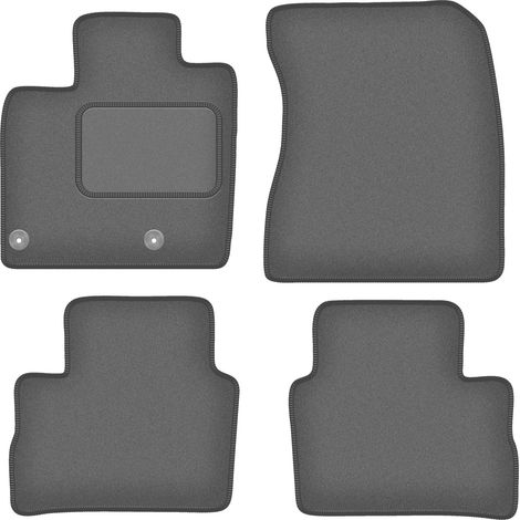 Tapis de voiture en graphite pour : Nissan Qashqai III mHEV SUV (2021-) (1/5)