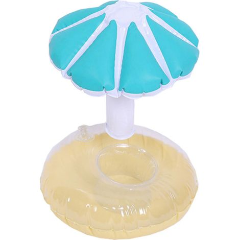 【NX】Porte-gobelet flottant pour piscine, porte-gobelet gonflable pour baignoire, idéal pour une utilisation en extérieur ou à la maison (bleu) (1/5)