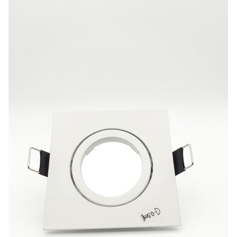 BRUMBERG - Support de spot encastrable - Carré blanc orientable - Design moderne - Voir photos