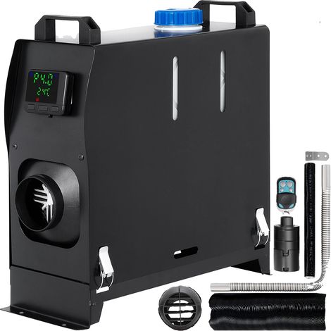 Chauffage Diesel, Faible Bruit, Télécommande, 8KW écran LCD noir (1/2)