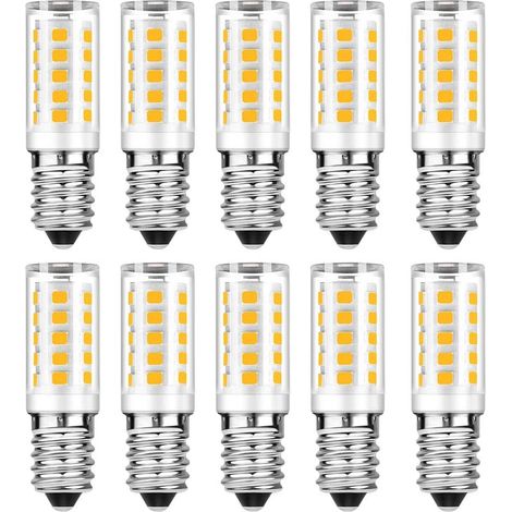 Ampoule LED, 33 LED par culot E12, 3 W, 220-240 V, blanc froid 6000 K, non dimmable, pour éclairage intérieur, lustre/lampe de bureau/applique murale, lot de 10