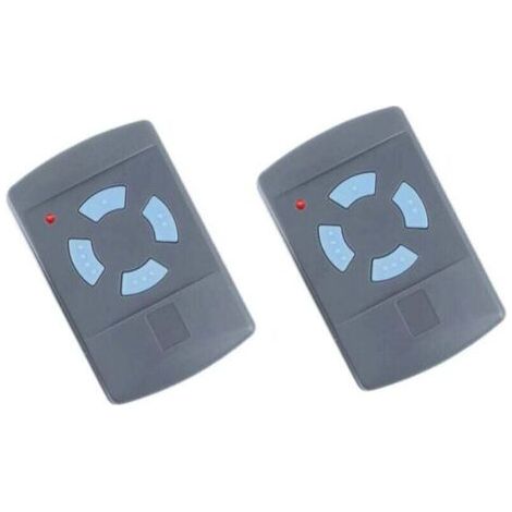 2PACK Télécommande de Garage Sdre HSM4 868 MHz avec 4 Boutons Couleur Bleue Remplacer Les émetteurs Hormann 868 MHz HS4 HSM2 HSP4 868 HS1 868 Tubauto HSM4 868 Tubauto HS4 868Fréquence