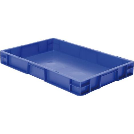 Transport-Stapelkästen, blau Maße in mm (BxTxH): 600 x 400 x 75