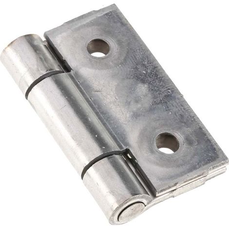 Charnière en inox, 40mm x 40mm x 2mm ( Prix pour Paquet de 2 ) (1/3)