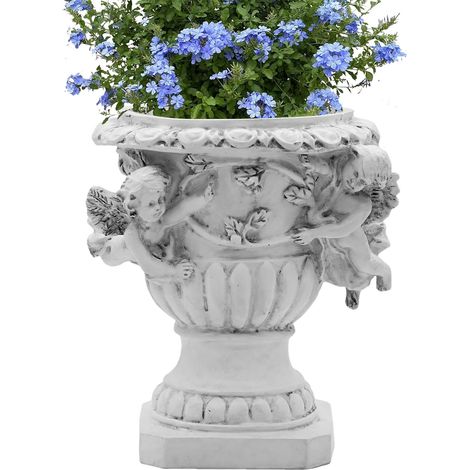 Pot de Fleurs - Style européen Vintage - en résine synthétique - avec Trou (1/5)