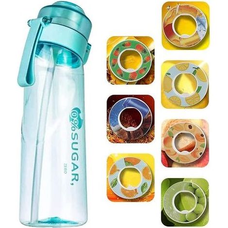 Drink Accessories Air Up Bottle – 650 ml – mit 7 Luftkapseln – auslaufsicherer Becher für Fitnessstudio, Laufen und Outdoor-Aktivitäten – Schwarz (nur Becher): Amazon.fr: Sport & Outdoor (1/2)