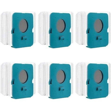 Set di 6 sacchetti per aspirapolvere Clean Station per Samsung Bespoke Jet VCA ADB95, sacchetti di ricambio per aspirapolvere, accessori per aspirapolvere (1/5)