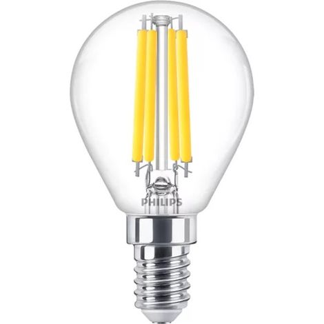 Bombilla LED “MASTER Value Glass” E14 (3,4W 2700K 470lm) IP20 Ø4,5x8cm color transparente