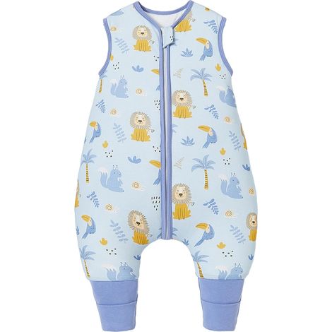 Gigoteuse pour bébé avec Pieds 2.5 tog Coton Gigoteuse pour Enfant Toute l'année, 2.5 Tog/Le lion, (1/5)