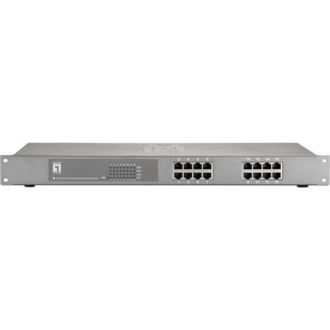 Switch no gestionable level one fep-1612w380 16p 16xpoe 100mb 380w carcasa metalica (1/4)