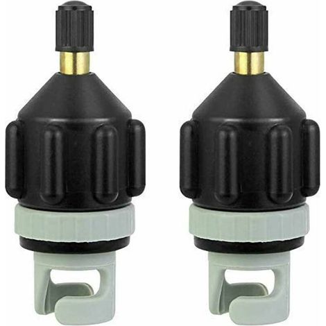 2 Pcs Sup Pompe Compresseur Adaptateur De Pompe à Valve Bateau Gonflable Stand up Paddle,pour Canots Pneumatiques Kayak Pompe Pied Pompe électrique