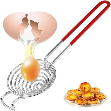 Separatore di tuorli e albumi in acciaio inox. (1/2)