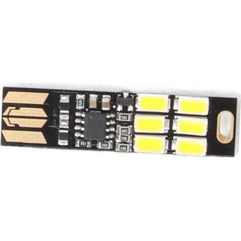 5 Stück USB-Nachtlicht mit stufenloser Dimmfunktion, Berührungssensor, Mini-LED-Lampenstab mit 6 LEDs für Laborforschung