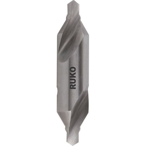 RUKO Zentrierbohrer DIN 333 HSS Form A mit Verstärkungswulst Ø 1,6 x 35,5 x 4,0 mm (1/5)
