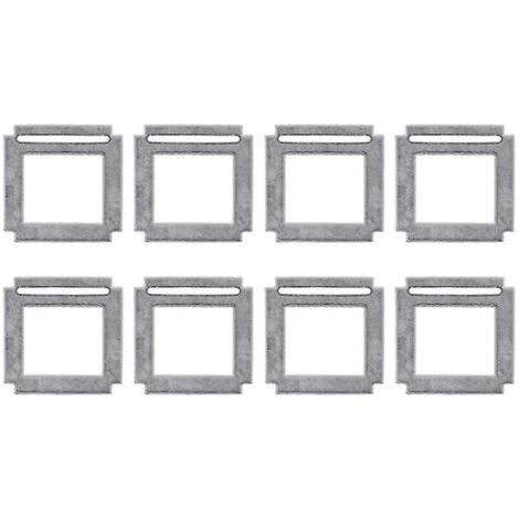 QORVA-Lot de 8 chiffons de nettoyage pour aspirateur W66, accessoires de rechange pour robot nettoyeur de vitres électriques (1/2)