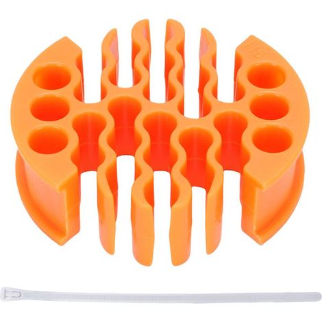 Organiseur de Câbles Ethernet PC pour CAT5 CAT5E CAT6 - Gestion et Protection des Fils avec 30 trous pour Organiser et Marquer les Câbles jusqu'à Ø0.7cm (1/5)