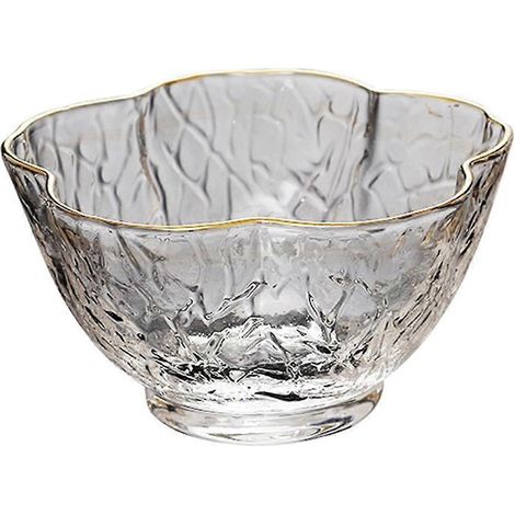 Tasse à thé en verre texturé martelé, résistante à la chaleur, idéale pour la maison. (1/2)
