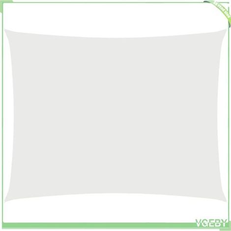 Voile de parasol - FAFEICY - 135256 - Rectangulaire 2 x 3,5 m - Tissu Oxford PU - Protection UV & étanche (1/5)