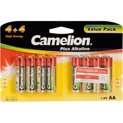Camelion  AA/LR6  Plus alcalin  8 pièces