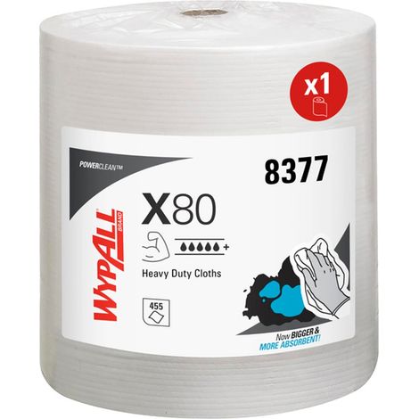 Chiffon technique WYPALL® X80 - blanc - 455 - WYPALL