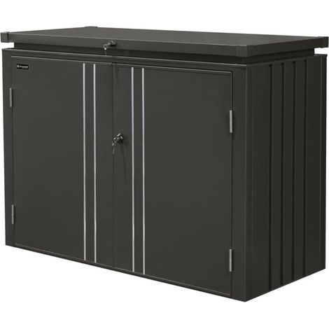 Premium Hochschrank 1,1 qm 160x70x119cm anthrazit