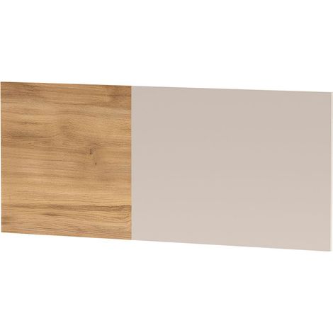 Tête de lit simple coloris Beige/chêne Mauvella - Longueur 110 x Hauteur 45 x Profondeur 1,6 cm (1/3)