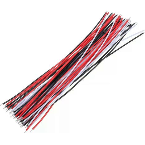 45 câbles de micro de guitare blindés 22 AWG pour guitare électrique, instrument de musique, câbles de patch pour studio et scène (1/4)