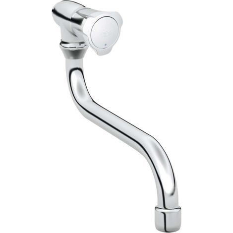 GROHE Auslaufventil Costa DN15 Wandmontage schwenkbarer Rohrauslauf chrom 30484001 (1/2)