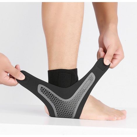 Cheville Stabilisateur Ajustable Piedo, Cheville Support Respirant Talon Ouvert Taille Réglable Homme Femme, Protection Pied Entorse Sport Fitness (Paire) (1/5)