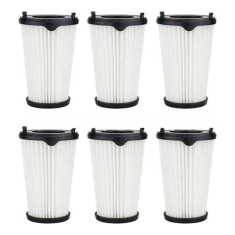 BUNTHAUS PA Six filtres HEPA de rechange pour aspirateurs Ergorapido AEF150 AEG CX7 CX7-2, avec une brosse de nettoyage. (1/4)
