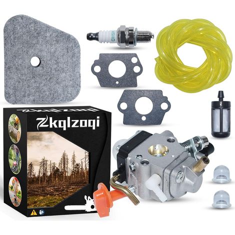 Kit de carburateur pour Stihl FS90 FC90 FS90R FS100R FS100RX FS110R FS110RX FS130R, Carburateur, bougie, filtre à carburant, filtre à air, ligne de carburant, amorceur, bouchon, joint de carburateur (1/5)