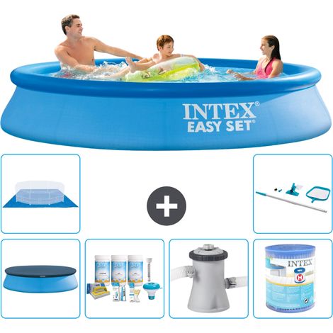 Intex Piscine Easy Set Ronde - 305x61 cm - 7-pièces S30454 (1/5)