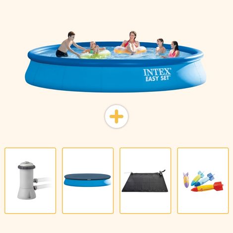 Intex Piscine Easy Set Ronde - 457x84 cm - 5-pièces S211 (1/5)