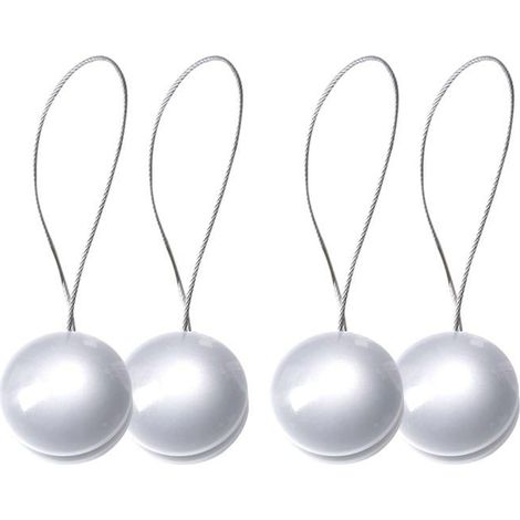 2 Paires Magnétique Embrasses Boucle Rideau Attache Rideau Aimantée,13.8 Pouces Décorative Corde Rideau Retenues Rideau Chambre (1/5)