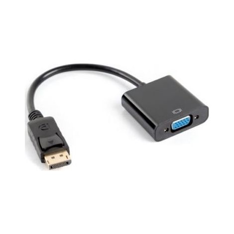 Adaptador DisplayPort a VGA Lanberg AD-0002-BK Negro