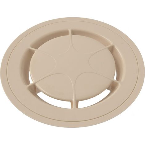 Ensemble grille PVC sable et bride de fixation pour siphon de sol Nicoll : SITARK, SITARKH et SITARKV - Nicoll (1/2)