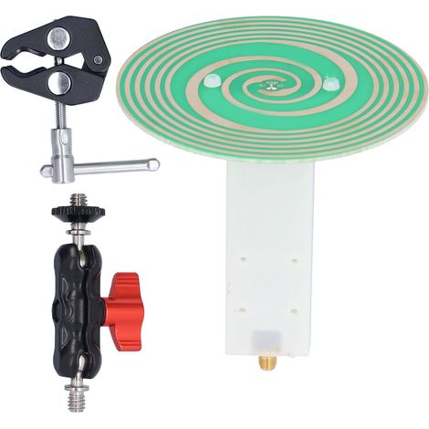 [UWB-Antenne] Breitbandantenne mit Halterung, Modell R104, 3 dBi zirkulare Polarisation 900 MHz–7 GHz, Leiterplatte – 1 Antenne + 2 Montageclips (1/5)