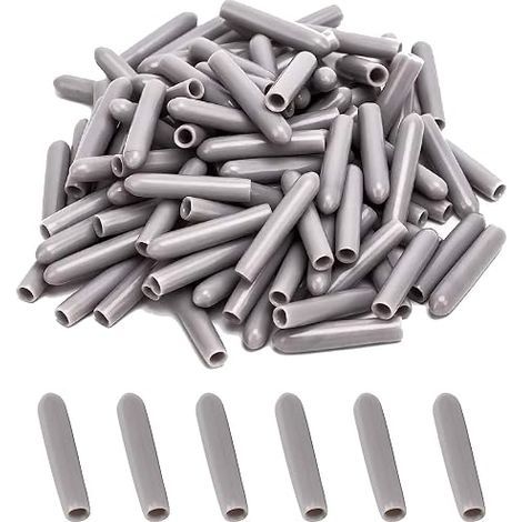 100 Pièces Capuchon Lave Vaisselle,Capuchons Pour Panier à Vaisselle,PVC Housse De Protection Universels Pour Lave Vaisselle,Capuchons Antirouille 25 3MM (1/5)