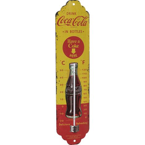 Analoges Thermometer Innen & Außen Coca-Cola (1/2)