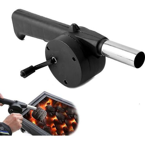 Souffleur à main portable et souffleur d'air coudé pour barbecue d'extérieur - Outils pour barbecue-AquaForge