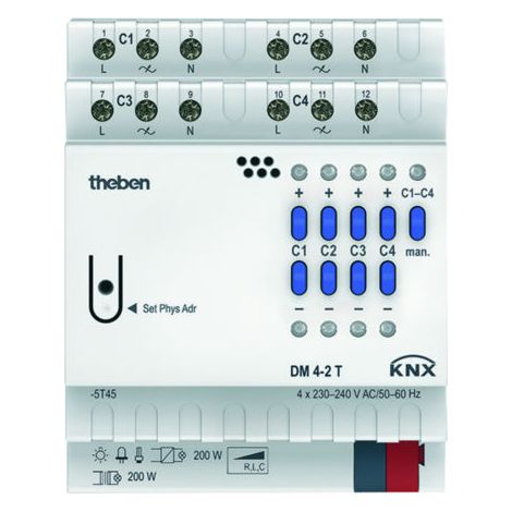 Module variateur universel 4c DM 4-2 T KNX THEBEN 4940280
