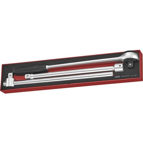 Racagnac avec accessoires Foamx4 tray 3/4 400- 450mm L 3 pièces Teng Tools TEX3403 (1/2)