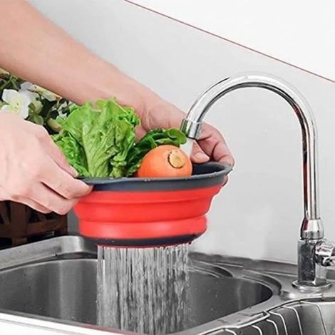 Ensemble de passoire pliable en silicone (paquet de 2) (1/4)