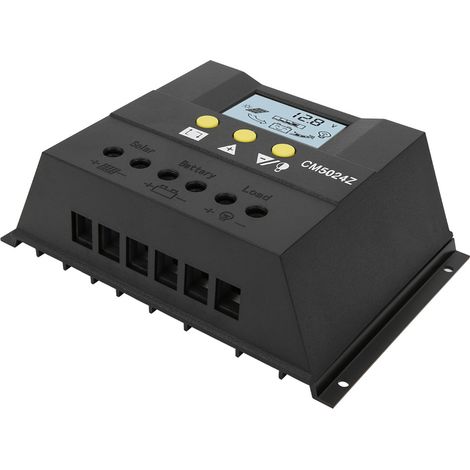 PWM-Solar-Laderegler mit Temperatursensor CM5024 12V/24V/50A (1/5)