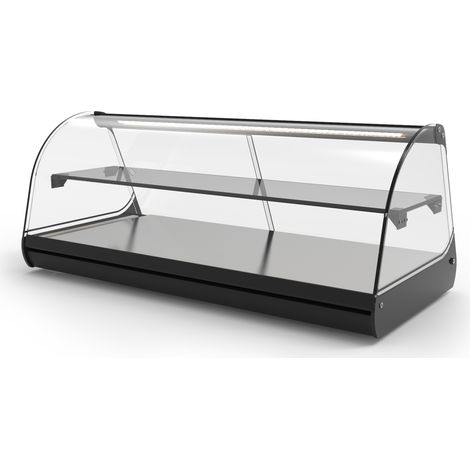 Vitrine Neutre Série classic 2P Bac GN 1/3 inclus éclairage LED 1 Etagères - L 840 ou 1190 mm - Sayl