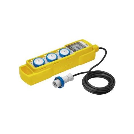 Q-DIN 5 ASC 3PR.IEC309 MOBILE+BOîTIER PR GEWISS GW68223N