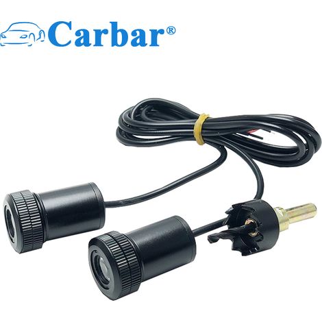 (Pour Hummer H3) Éclairage d'accueil LED 12 V pour portières de voiture, projecteur de logo et d'ombres fantômes. (1/4)